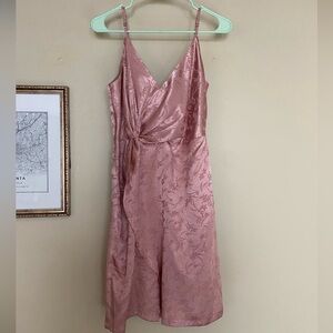 Lulu's Blush Pink Wrap Dress